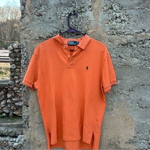 Ralph Lauren Men's Vibrant Orange Polo Shirt
